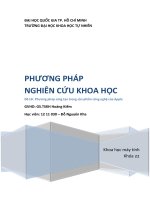 tiểu luận phương pháp sáng tạo trong sản phẩm công nghệ của apple