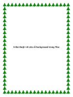 6 thủ thuật với cửa sổ background trong Mac doc