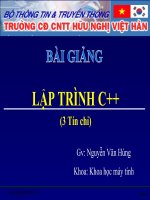 Slide TỔNG QUAN VỀ C++