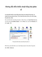 Hướng dẫn điều khiển chuột bằng bàn phím số pptx