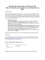 Hãy khởi đầu nhanh chóng với DB2 9 pureXML Phần 5: Phát triển các ứng dụng Java với dữ liệu XML của DB2 potx