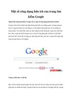 Một số công dụng hữu ích của trang tìm kiếm Google potx