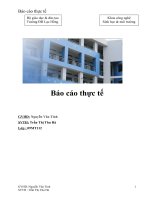 Báo cáo tham quan thực tế ngành môi trường