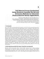 ZnO nanorods synthesis, characterization and applications 31038