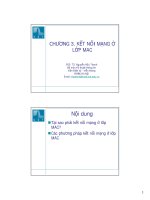  chương 3 Kết nối mạng ở lớp MAC