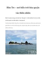 Hòn Tre – nơi biển trời hòa quyện vào thiên nhiên doc