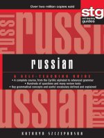 russian a self-teaching guide