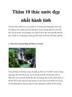 Thăm 10 thác nước đẹp nhất hành tinh doc