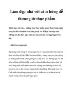 Làm đẹp nhà với cảm hứng dễ thương từ thực phẩm ppt