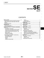 SE hệ THỐNG GHẾ NGỒI NISSAN ALTIMA 2003