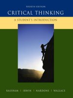 critical thinking  book