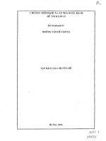Nghiên cứu và đề xuất giải pháp nâng cao hiệu quả quản lý và sử dụng nguồn nhân lực trong quá trình công nghiệp hoá, hiện đại hoá đất nước  nhánh 1  những vấn đề chung