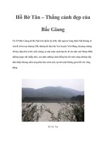 Hồ Bờ Tân – Thắng cảnh đẹp của Bắc Giang pdf