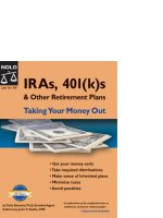 iras 401ks and other retirement plans, taking your money out 7th (2006)