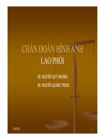 CHẨN ĐOÁN HÌNH ẢNH LAO PHỔI pot