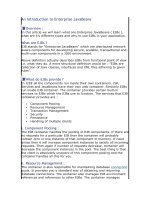 building your first enterprise javabean