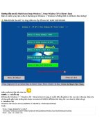Giáo an Bài giảng: Công nghệ thông tin về hướng dẫn tạo đĩa Multi boot setup windows 7 setup windows xp hirens boot
