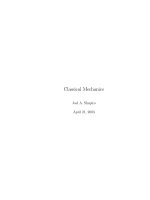 shapiro j. classical mechanics 
