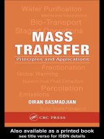 mass transfer principles and applications
