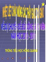 Chuyên đề bồi dưỡng học sinh giỏi tiếng việt ở trường tiểu học
