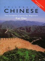 colloquial chinese the complete course for beginners