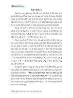 một số giải pháp nhằm nâng cao hiệu quả sản xuất kinh doanh tại công ty thực phẩm miền bắc