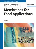 membrane technology volume 3 membranes for food applications