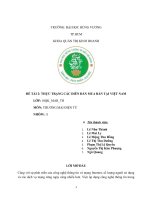 THỰC TRẠNG các DIỄN đàn MUA bán tại VIỆT NAM