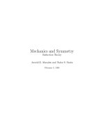 marsden j. mechanics and symmetry. reduction theory