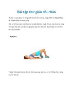 Bài tập thư giãn đôi chân doc