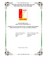 Nghiên cứu về sự tương quan của phòng thì nghiệm nhiễu sóng điện từ và việc xác định giới hạn