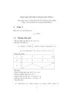 giải mẫu đề thi cuối kỳ môn giải tích 1( đề 2)