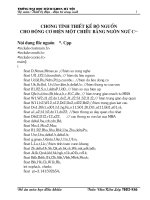 thiết kế bộ nguồn cho động cơ điện một chiều bằng ngôn ngữ C