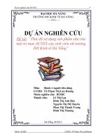 thái độ sử dụng sản phẩm sữa rửa mặt trị mụn acnes của sinh viên nữ trường đh kinh tế đà nẵng