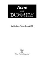 acne for dummies (isbn - 0471746983)
