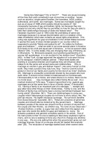 same sex marrigaes i do or dont