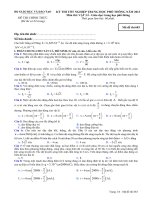Đề thi - Đáp án môn Vật lí - Tốt nghiệp THPT Giáo dục trung học phổ thông ( 2013 ) Mã đề 683 doc