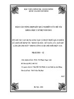 Vận dụng sáng tạo và phát triển quan điểm của hồ chí minh về  'đem tài dân, sức dân, của dân để làm lợi cho dân' trong cuộc sống đổi mới hiện nay