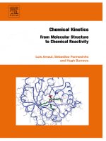 chemical kinetics from molecular structure to chemical reactivity