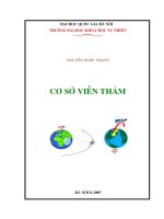 Giáo trình viễn thám: Chương 1 cơ sở viễn thám