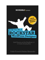 rockable press how to be a rockstar wordpress designer