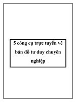 5 công cụ trực tuyến vẽ bản đồ tư duy chuyên nghiệp pdf