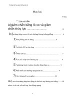 nghiên cứu khoa học dao động toa xe viết phương trình vi phân chuyển động