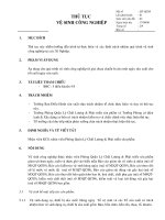 Tài liệu ISO 9001:2000: Thủ tục mua hàng