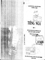 TIẾNG NGA DÙNG CHO SINH VIÊN NGÀNH KHOA HỌC KỸ THUẬT