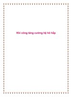 Khí công tăng cường hệ hô hấp. potx