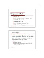 TỔNG QUAN VỀ PLC