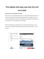 Trải nghiệm tính năng soạn thảo thư mới của Gmail pot