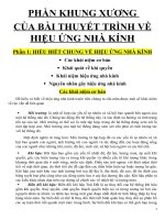 PHẦN KHUNG XƯƠNG CỦA BÀI THUYẾT TRÌNH VỀ HIỆU ỨNG NHÀ KÍNH ppt