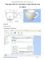 Thiết kế khuôn mẫu với creo parametric 1 0 (creo1 0)